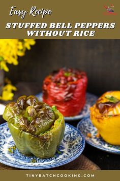 Craving a healthy twist on a classic? These homemade stuffed bell peppers without rice are packed with flavor and a great low-carb option. Filled with savory ingredients, they make a satisfying meal that’s perfect for anyone looking to skip the carbs without sacrificing taste! Stuffed Bell Peppers Without Rice, Low Carb Stuffed Bell Peppers, Stuffed Bell Peppers Recipe, Filling Dinner