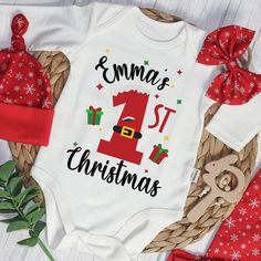 Personalized Baby Onesies & high-waisted Long Pants Set Celebrate Your Baby's First Christmas in Style Your baby's My First Christmas Outfit should be memorable, and our Baby Onesie & high-waisted long pants set is here to make it unforgettable. Personalized and designed for comfort, it's the must-have attire for your baby's first Christmas. Why choose our Personalized Baby Onesies & long pants for your baby's first Christmas? Personalized Perfection: Customize it with your baby's name, marking Newborn Christmas Onesie, Neutral Baby Onesies, My First Christmas Onesie, Christmas Baby Names, Christmas Neutral, My First Christmas Outfit, First Christmas Outfit, My 1st Christmas, Personalized Baby Onesies