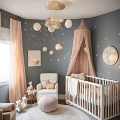 20 Adorable Baby Girl Nursery Ideas to Inspire Your Design - Home Decor & Baby Inspiration Baby Girl Nursery Ideas, Girl Nursery Ideas, Urban Homes, Girl Nursery Themes