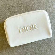 Dior Cosmetic Pouch **Pouch Only, Does Not Include Skin Care Products** Dior Pouch, Dior Makeup Bag, Dior Cosmetics, Things I Need To Buy, Dior Makeup, Dior Beauty, Makeup Pouch, Cosmetic Pouch, Body Skin Care Routine