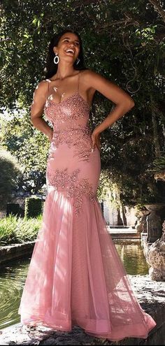 Sexy Pink Mermaid Spaghetti Straps Maxi Long Prom Dresses,Evening Dres – LoverBridal Baby Pink Prom Dresses, Dusty Pink Prom Dress, Custom Prom Dress, Pink Homecoming Dress, Navy Bridesmaid Dresses, Pink Mermaid, Mermaid Bridesmaid Dresses, Red Bridesmaid Dresses