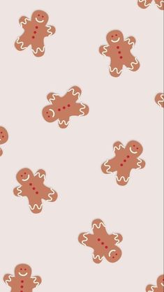 ginger cookies on a white background with red dots