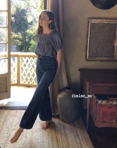 Cottage Fashion Style, Henley Shirt Women Outfit Aesthetic, Jazz Aesthetic Clothing Women, 90s Style Dresses Formal, Kya Clark Outfits, Modern Romantic Outfit, 90s Feminine Fashion, Vintage French Fashion, Grammy Awards Red Carpet