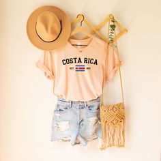 Costa Rica Unisex Short Sleeve T-Shirt Costa Rican Apparel UNISEX T-Shirt Bella+Canvas 3001 .: Natural: 100% cotton    Heather Peach: 52% cotton, 48% polyester .: Light fabric (4.2 oz/yd²) .: Runs true to size ❤️ Returns & exchanges I don't accept returns, exchanges, or cancellations All sales are final. Thank you for supporting our small business! The Only Exception, Palm Beach Florida, Linnet, Inspirational Shirt, Flower Shirt, Disney Shirts, Mama Shirt, Pitbull, Vintage Stil