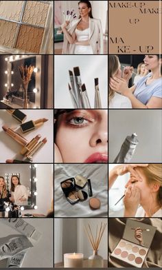 Beauty Studio Instagram Feed, Makeup Artist Ig Feed, Makeup Pics Products, Make Up Artist Aesthetic, Makeup Mood Board