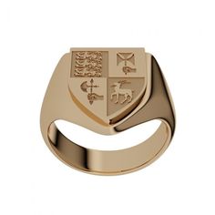 "Band Width: 8 mm approx. Shield at top of ring: Width: 11.2 mm approx. Height: 13.9 mm approx. This Coat of Arms Ring is a classic shield, college ring. Pick your Coat of Arms for customization and your surname origin for this Celtic Ring. The center shield is left free for your family coat of arms, college emblem or family motto making this a unique piece of jewelry to own and give. Heraldry is the practice of designing, displaying, and recording coats of arms and heraldic badges. The practice Formal Symbolic Hallmarked Signet Ring, Symbolic Hallmarked Signet Ring For Formal Occasions, Symbolic Formal Signet Ring Hallmarked, Symbolic Formal Signet Ring With Polished Finish, Luxury Sterling Silver Signet Promise Ring, Luxury Sterling Silver Signet Ring For Promise, Luxury Sterling Silver Promise Signet Ring, Luxury Hallmarked Round Band Rings, Yellow Gold Symbolic Rings For Formal Occasions