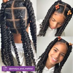 35 Beautiful Protective Natural Hairstyles for 12-Year-Old Tween Girls - Coils and Glory Pre Teen Hairstyles Black, Twist Hairstyle Kids, Protective Natural Hairstyles, Twisted Braid Hairstyles, Braid Hairstyles Ideas, Two Strand Twist Hairstyles, Daughter Hairstyles, Aaliyah Hair, Edgy Hairstyles