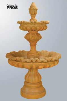 Elegant Venezia Two Tier Fountain in a garden setting with cascading water, perfect for adding timeless charm to patios, courtyards, and small outdoor spaces. This classic fountain enhances any European-style garden, creating a peaceful retreat with its tranquil water feature. Italian Water Fountain, Cascading Water Feature, Tiered Bird Bath Fountain, 3 Tier Water Fountains Outdoor, Classic Fountain, Sculptural Water Fountain, Famous Fountains