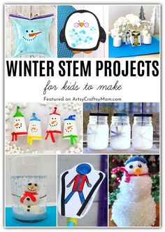 15 Wonderful Winter STEM Projects for Kids 22 Diy Winter Crafts For Kids, Snow Day Projects For Kids, Winter Classroom Crafts For Kids, Winter Wonderland Stem Activities, Winter Around The World Crafts, Fun Stem Projects For Kids, January Science Experiments For Kids, Winter Projects For Kindergarten, Winter Craft First Grade