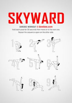 the poster shows how to do skyward