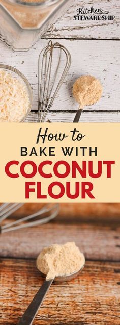 how to bake with coconut flour