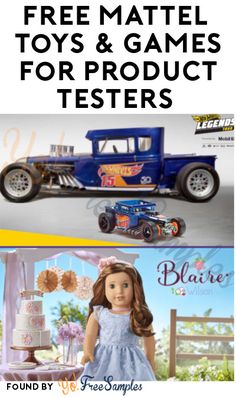 FREE Mattel Toys & Games for Product Testers (Must Apply) - Yo! Free Samples https://yofreesamples.com/kids-freebies/free-mattel-toys-games-for-product-testers-must-apply/ Hack My Life, Free Toys, Money Saver, Christmas Toys, Free Stuff