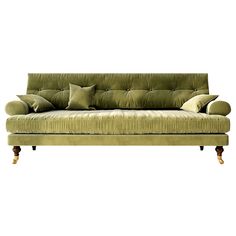 Vintage Minimalist Fabric Sofa - Elegant Living Room Furniture – Zimasya Furniture Store Velvet Sofa Beds, Pink And Green Furniture, Velvet Green Living Room, Olive Green Sofa Living Room Ideas, Velvet Couch Decor, Green Sofa Aesthetic, Vintage Couch Living Room, Green Living Room Sofa, Colorful Room Aesthetic