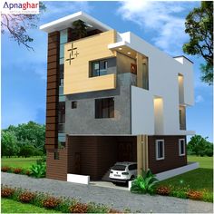 this is an image of a modern style house