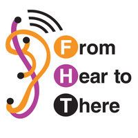 the logo for from hear to there