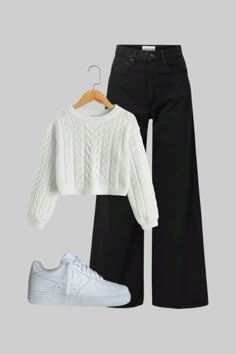 Fashion Outfits Aesthetic 2024 Summer, Black And White Outfits For School, Presentation Outfit, Casual College Outfits, Casual Outfits For Teens, Winter Fashion Outfits Casual, Cute Dress Outfits, Casual Preppy Outfits, Trendy Outfits For Teens