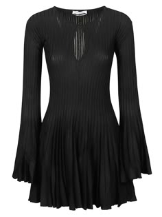 Dress Outfit Autumn, Pleated Short Dress, Blumarine Dress, Black Dress Outfit, Outfit Autumn, Shop Dress, Black Dress Outfits, Future Outfit, Outfit Dress