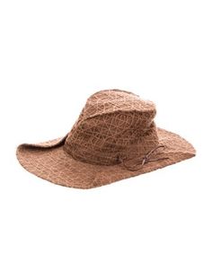 Brown Eugenia Kim safari hat with wide brim and bow accent. Designer size is S. Natural Color Safari Hat With Curved Brim, Brown Woven Wide Brim Hat, Brown Safari Hat With Flat Brim, Brown Upf 50+ Curved Brim Hat, Eugenia Kim Hat, Safari Hat, Eugenia Kim, Wide Brimmed, Accessories Hats