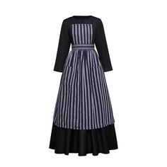 PRICES MAY VARY. Material: Polyester Package list: dress, apron Musical Sound of Music Cosplay Maria Maid Costume Dress Perfect for Halloween, masquerade, stage play, theme parties, role play, festival, daily wear Size: XS-XXXL, Please check our size chart in the picture or description and choose the size Women Size(naked)(in inch)

XS Height:61"-63" Bust:32"-33" Waist:24"-25" Hip:34.5"-35.5"

S Height:63"-65" Bust:34"-35" Waist:26"-27" Hip:36.5"-37.5"

M Height:65"-67" Bust:36"-37" Waist:28"-29" Hip:38.5"-39.5"

L Height:65"-67" Bust:38.5"-40" Waist:30.5"-32" Hip:41"-42.5"

XL Height:65"-67" Bust:41.5"-43" Waist:33.5"-35" Hip:44"-45.5"

XXL Height:67"-69" Bust:46"-48" Waist:39"-41" Hip:48"-50"

XXXL Height:68"-70" Bust:50"-52" Waist:43"-45" Hip:52"-54" Long Sleeve Cotton Dress For Costume Party, Black Cotton Dress For Costume Party, Vintage Cotton Dress For Costume Party, Retro Halloween Costume Dress, The Sound Of Music Costumes, Retro Cotton Costume Dress, Retro Long Sleeve Costume Dress, Black Cotton Costume Dress, Long Sleeve Cotton Dress For Cosplay