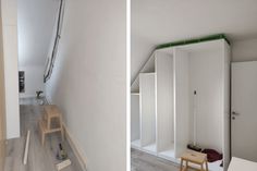 there are two pictures of the same room in this house, and one is empty