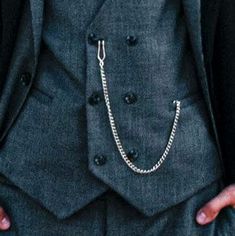 Mens Formal Wear Accessories, Suit With Pocket Watch, How To Wear A Pocket Watch, Pocket Chain, Victorian Pattern, Black Men Street Fashion, Pocket Watch Chain, Prom Outfits, Watch Chain