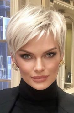 Κούρεμα Bob, Human Hair Wigs Blonde, Short Hair Pixie, Super Short Hair, Choppy Hair