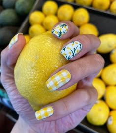 Gingham Nails, Nails Inspired, Fingernail Designs, Cute Simple Nails, Plaid Nails, Cute Nail Art Designs