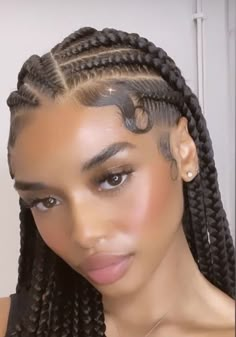 Style Fulani Braids, Feed In Braids Hairstyles, Box Braids Hairstyles For Black Women, Braided Cornrow Hairstyles, Cute Box Braids Hairstyles, Braids Hairstyles Pictures, Quick Braided Hairstyles, Box Braids Styling