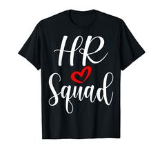 PRICES MAY VARY. Solid colors: 100% Cotton; Heather Grey: 90% Cotton, 10% Polyester; All Other Heathers: 50% Cotton, 50% Polyester Imported Pull On closure Machine Wash HR Squad is the perfect souvenir for your friends, coworkers, or loved ones that work in HR management. Surprise them with this lovely attire. This best HR squad tee is the perfect christmas or birthday apparel Idea for the HR team and HR officer HR Squad is for men or women in the HR management office and would be a great outfit Mens Workout Clothes, Branded T Shirts, Birthday Outfit, Top Styles, Fashion Branding, Collar Styles, Tee Shirts, T Shirt, How To Wear