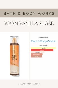 Acne Prone Skin Care Routine, Vanilla Body Spray, Acne Prone Skin Care, Vanilla Perfume, Bath And Body Work, Sugar Body, Vanilla Fragrance