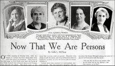 an old newspaper advertisement for women's rights in the united states, with four portraits of women