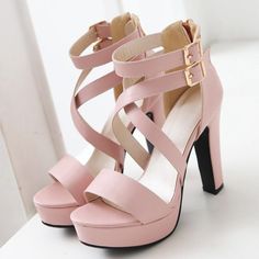 Pastel Heels, Kasut Tumit Tinggi, Cute High Heels, Girls High Heels, Stylish Heels