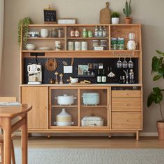 organic-dining-sideboard-cabinet_1.8m_natural_1.jpg Dining Sideboard, Reeded Glass, Dining Cabinet, Garage Conversion, Mini Kitchen, Kitchen Diner, Sideboard Cabinet, Buffet Table, Solid Wood Furniture