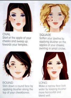 Brown Hair Blue Eyes Pale Skin, Oval Face Makeup, Blush Application, Nails Oval, Glowing Skin Mask, How To Apply Blush, Bob Hairstyles For Fine Hair, Oval Face, Body Makeup