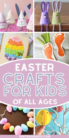 easter crafts for kids that are easy to make and great for the whole family or group