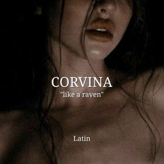 a woman is naked in the dark with her head turned to the side and texting corvina like a raven