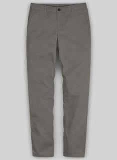 Our versatile stretchinos are sure to have a place in your off-duty clothing repertoire for years to come. 
 
 A Stylish must have, the gray stretchino is sure to become an essential addition to your chino collection. 
 
Pre-washed, Pre-shrunk. 
 
 Custom Made to your Style and Size. Casual Gray Tapered Leg Chinos, Gray Slim Fit Cotton Pants, Casual Gray Cotton Dress Pants, Gray Cotton Workwear Pants, Gray Cotton Dress Pants For Work, Fitted Gray Chinos With Tapered Leg, Gray Fitted Tapered Leg Chinos, Gray Fitted Cotton Dress Pants, Gray Cotton Tapered Leg Chinos