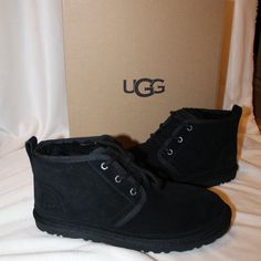 Ugg Boot, Uggs Lace Up Boots, Uggs Boots, Neumel Uggs Outfit Women, Black Ugg Shoes, Uggs Black Boots, Neumel Uggs, Uggs Neumel, Chestnut Leather Boots