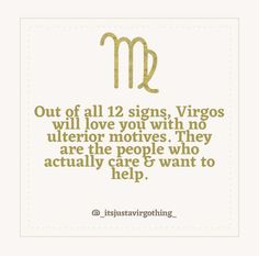 the zodiac sign for virgos is shown in gold foil on a white background