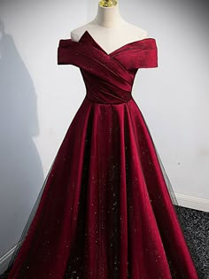 Brown Prom Dresses, Off The Shoulder Prom Dress, Yellow Homecoming Dresses, Satin Long Prom Dress, Prom Dress Burgundy, Burgundy Evening Dress, Prom Dress Pictures, Burgundy Homecoming Dresses, Purple Homecoming Dress