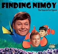 an advertisement for finding nimoy the search for spock