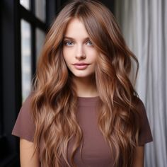 Burnet Hair, Toffee Hair Color, Cinnamon Hair Color, Light Auburn Hair, Colors For 2024, Cinnamon Hair, Fall Blonde Hair, Light Auburn, Wella Hair