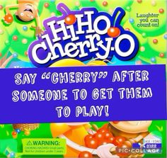 an advertisement for cherryy after someone to get them to play