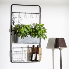 Industrial Wall Mounted Iron Storage Unit – Compact & Functional - Decor interiors Minimalist Storage, Wall Storage Unit, Industrial Aesthetic, Metal Kitchen, Stylish Storage Solutions, Practical Storage, Wall Storage, Stylish Storage, Iron Wall