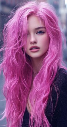 Hair Color For Tan Skin, Pink Hair Color Ideas, Pink Hair Color, Fantasy Hair, Hair Color Pink, Voluminous Hair, Hair Essentials, Hair Shades