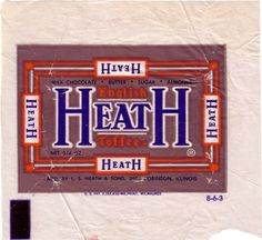 a close up of a label on a piece of paper that says, hwyh english tea fortee health