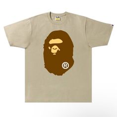 Nwot Bape Tee In Original Packaging Never Worn Size 2xl Tan Graphic Tee, Bape Tee, Bape Shirt, Tan Shirt, Beige Shirt, Xmas List, Fit Ideas, Outfits Ideas, Cute Casual Outfits