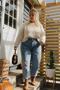 Normcore Aesthetic, Normcore Outfits, Plus Size Fall Outfit, Look Plus Size, Curvy Fashionista, Plus Size Style, Mid Size