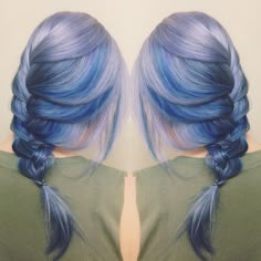 Moonstone Hair, Turquoise Hair, Blue Beauty, Hair Trend, Colorful Hair, Mermaid Hair