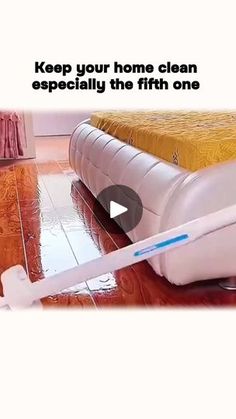 a video demonstrating how to clean an inflatable mattress